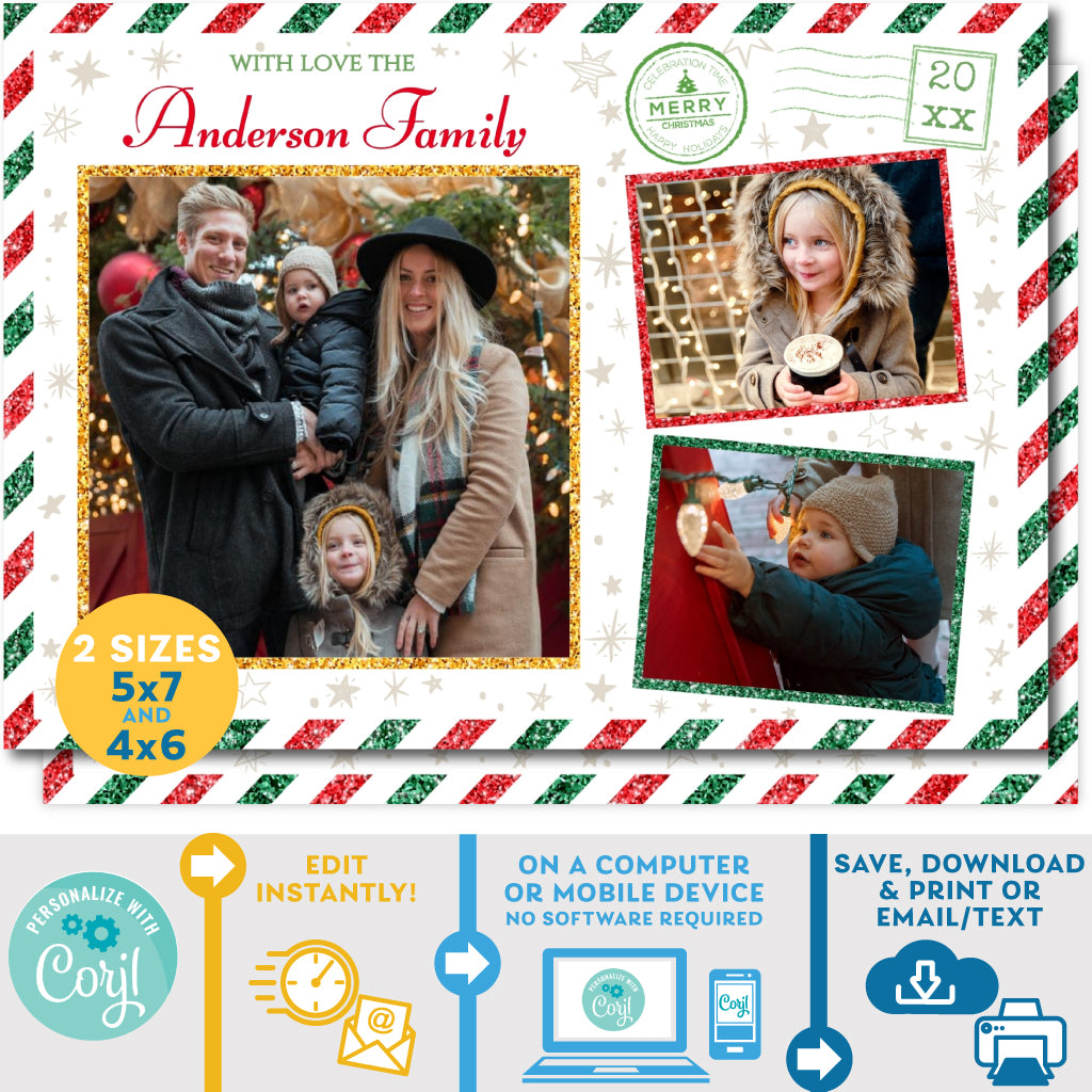 printable-christmas-greetings-family-photo-vintage-airmail-postcard-invite-central