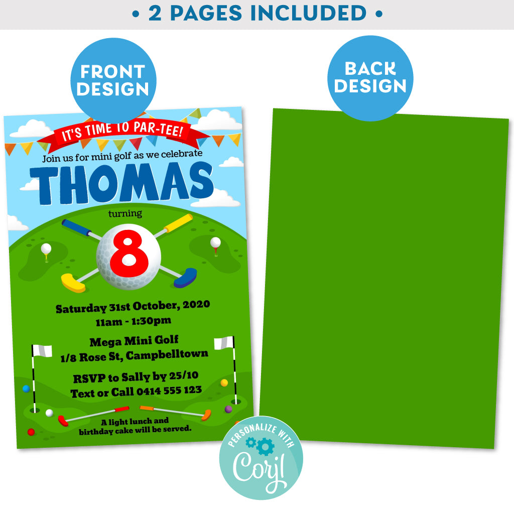 Mini Golf Invitations mini-golf-invitations