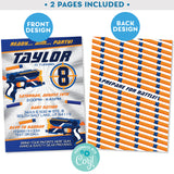 Nerf Party Play Dart Blaster Gun Wars Battle Invitation Invite editable Zazzle Store