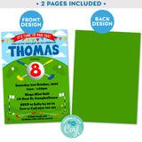PRINTABLE Mini Golf Kids Birthday Invitation 5" x 7"