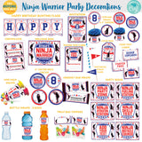 Printable Ninja Warrior Boys Decorations Package with Invitation