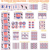 Printable Ninja Warrior Boys Decorations Package with Invitation